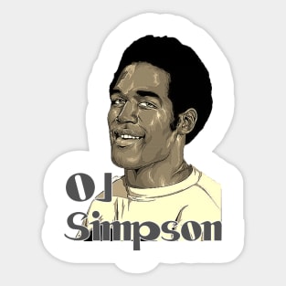 OJ Simpson Sticker
